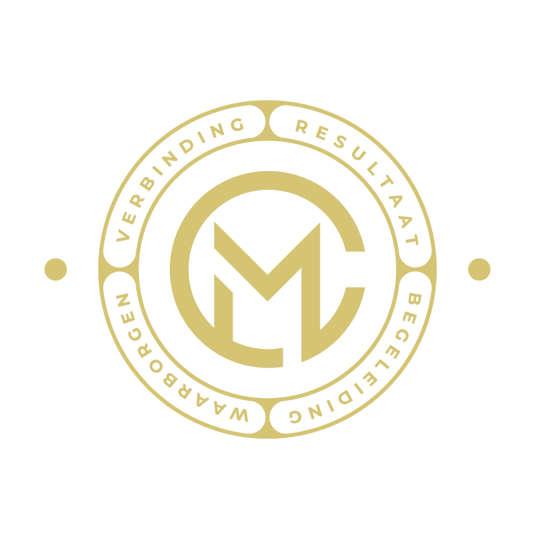 Witte versie van het logo logo van een erkende mediator